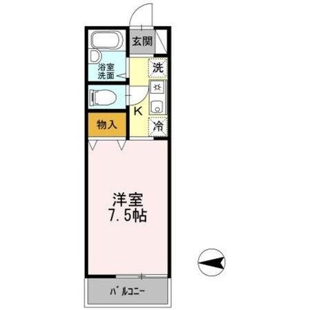 ベルデュールの物件間取画像